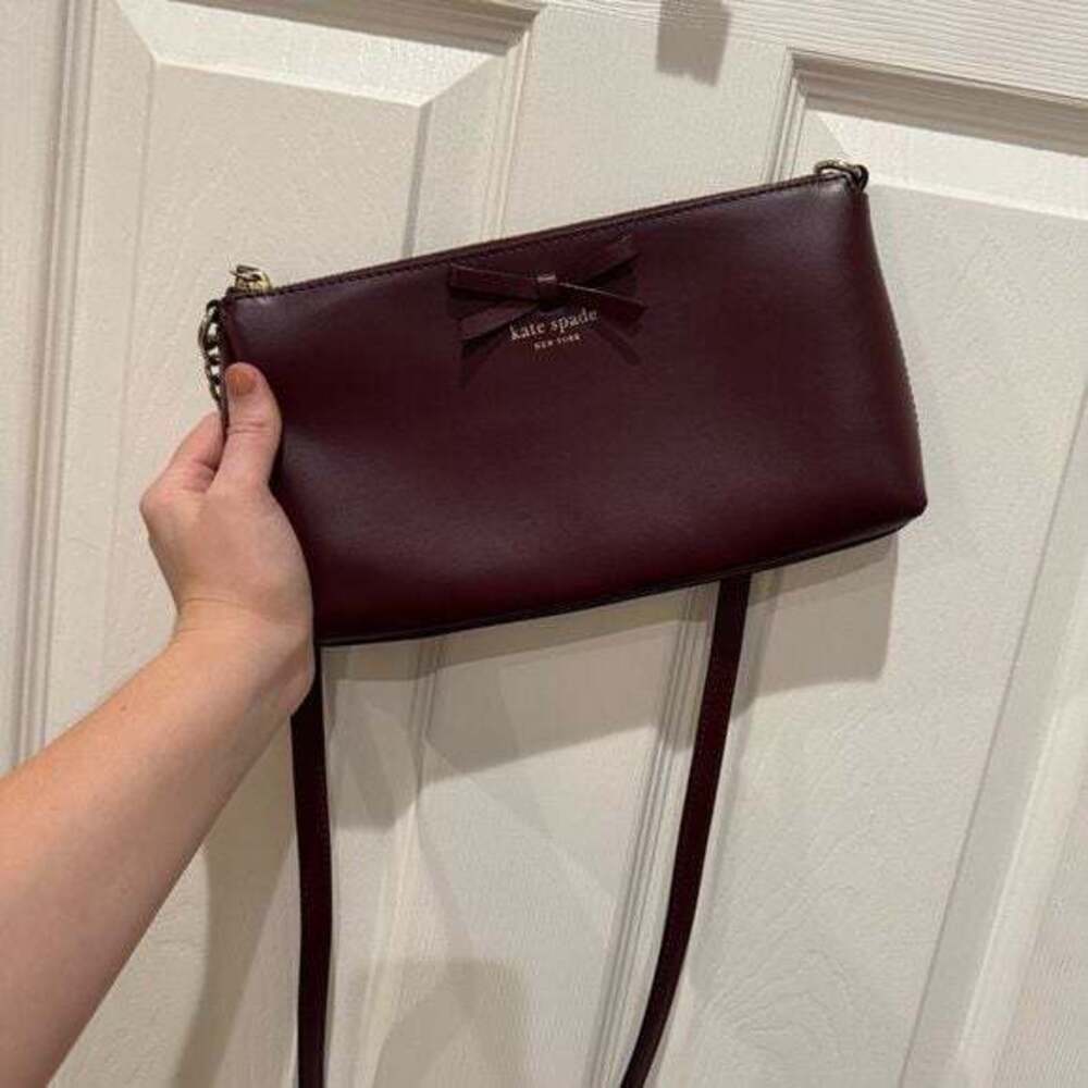 Kate Spade Sawyer Street Declan Burgandy Crossbody